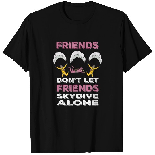 parachute skydive squad - skydiving friends T Shirts