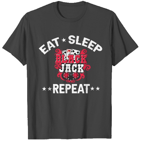 Blackjack Player Casino Basic Strategy Game Cards T Shirts