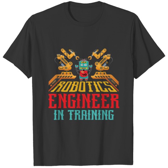 Funny Robot Engineer Boys Girls Robot T Shirts