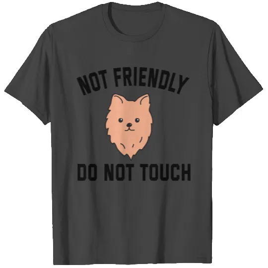 Not Friendly Do Not Touch T Shirts