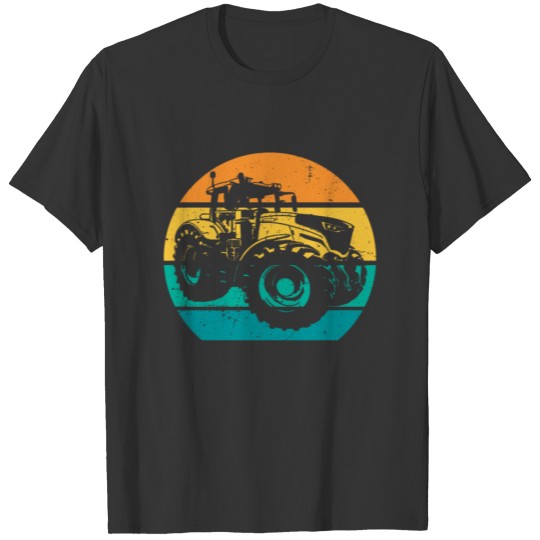 Easily Distracted By Tractors Farmer T-shirt