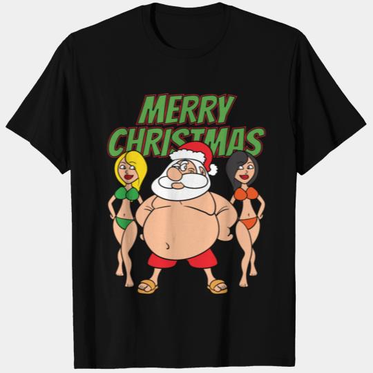 Merry Christmas Santa Claus Swimming trunks T Shirts