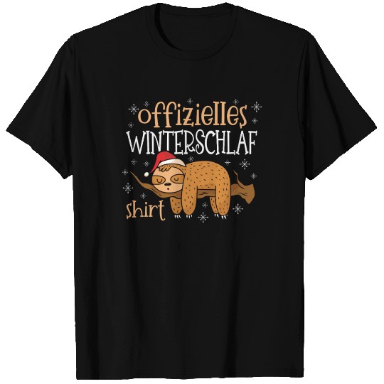Official Sloth Christmas Sleep T Shirts
