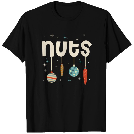Chest Nuts, Christmas Funny Couple Design T Shirts