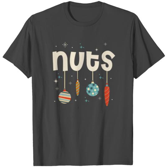 Chest Nuts, Christmas Funny Couple Design T Shirts