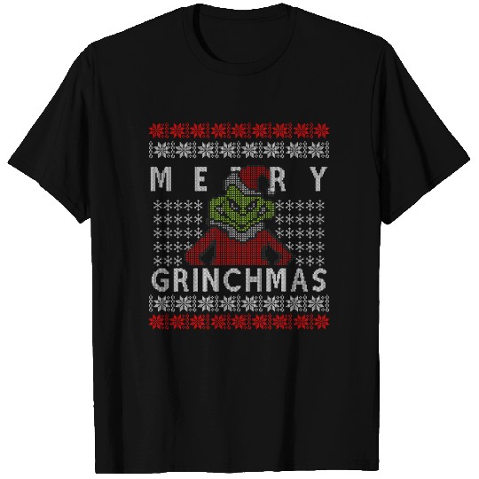 Ugly Christmas Merry Grin T Shirts