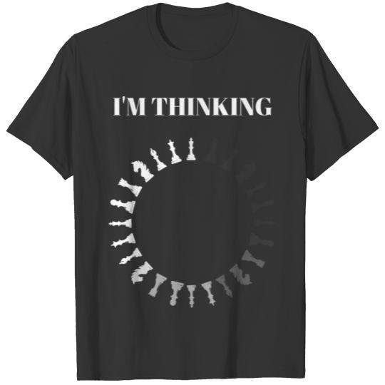 I'm Thinking Loading Chess Graphic Humor Chess Lov T-shirt