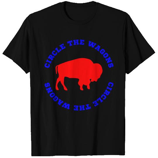 Circle The Wagons Buffalo T Shirts
