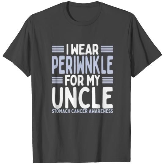 Periwinkle Stomach Cancer Awareness Uncle T Shirts