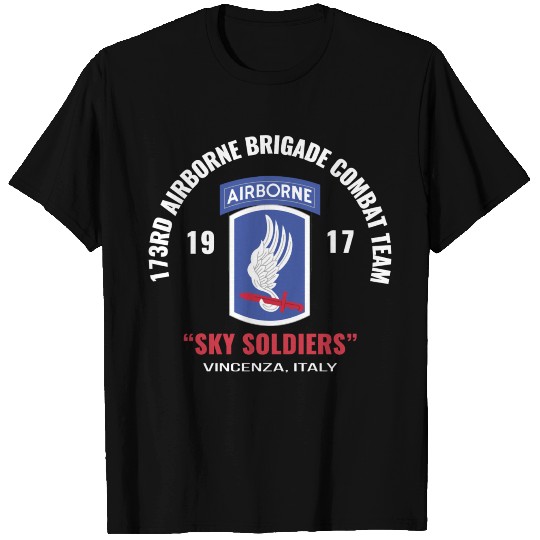 sky soldierss 173Rd Airborne Combat Team T Shirts