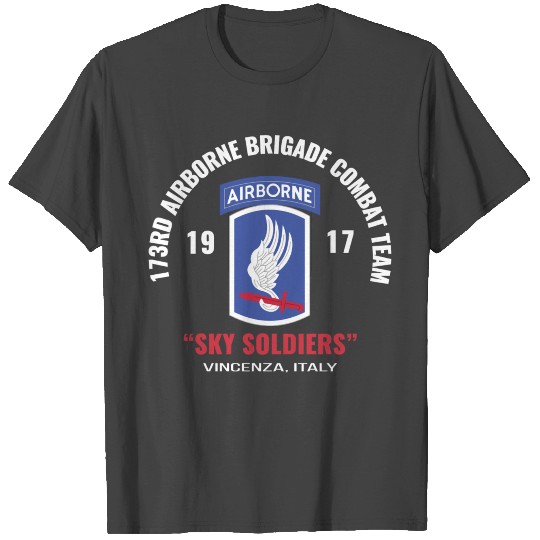 sky soldierss 173Rd Airborne Combat Team T Shirts