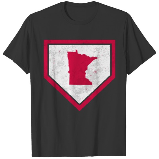 Vintage Minnesota Baseball Home Plate T Shirts