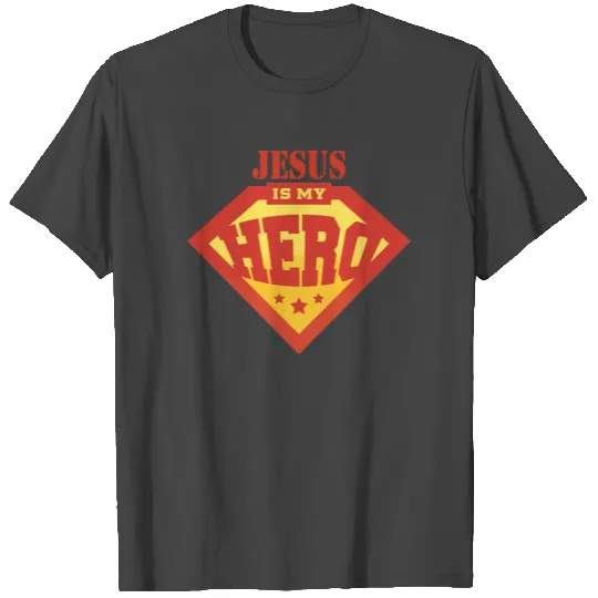 Jesus is My Superhero Hero Fun Comic Book T Shirts