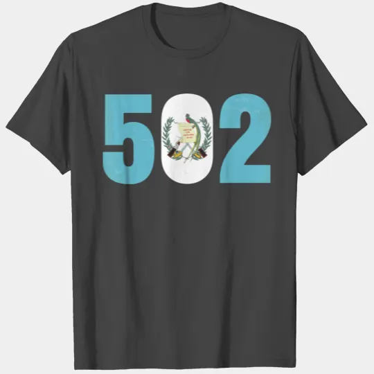 502 Guatemala Flag Guate Quetzal Maya Antigua Tika T Shirts
