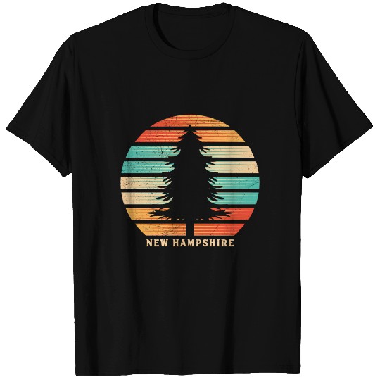 New Hamshire Retro Forest T Shirts
