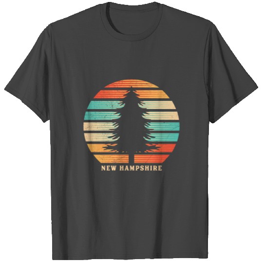 New Hamshire Retro Forest T Shirts