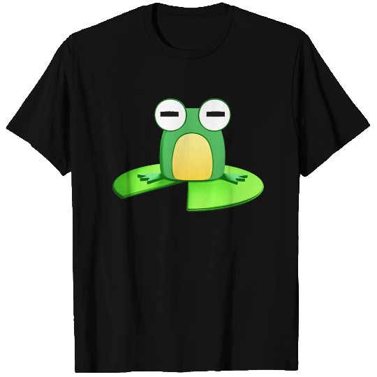 Frog Sitting on a Lily Pad T Shirts
