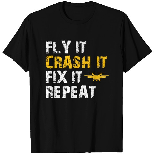 FPV Drone Racing Quadcopters RC Pilot Air Racing T Shirts