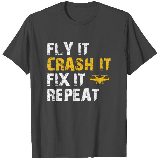 FPV Drone Racing Quadcopters RC Pilot Air Racing T Shirts