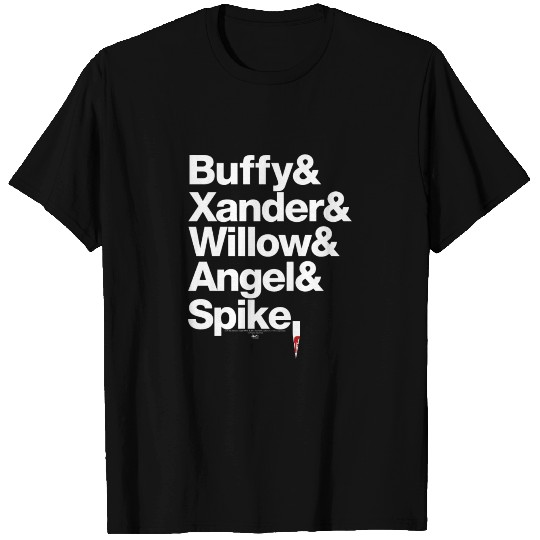Buffy The Vampire Slayer Names T Shirts