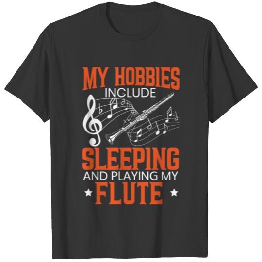 Flutiful Flute Player Flutist Flautist Musician T-shirt