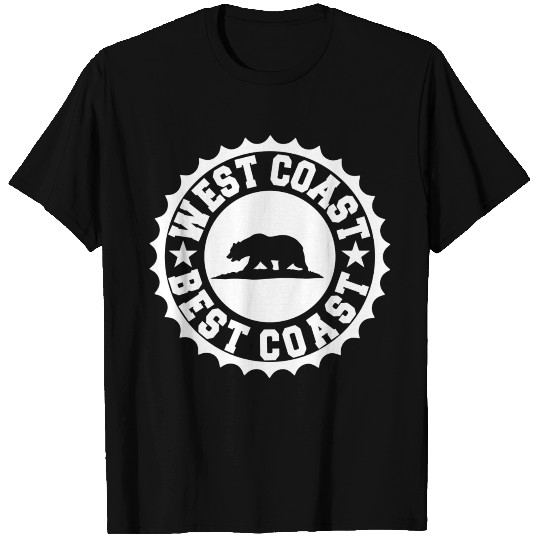 West Coast Best Coast California Bear Republic T Shirts