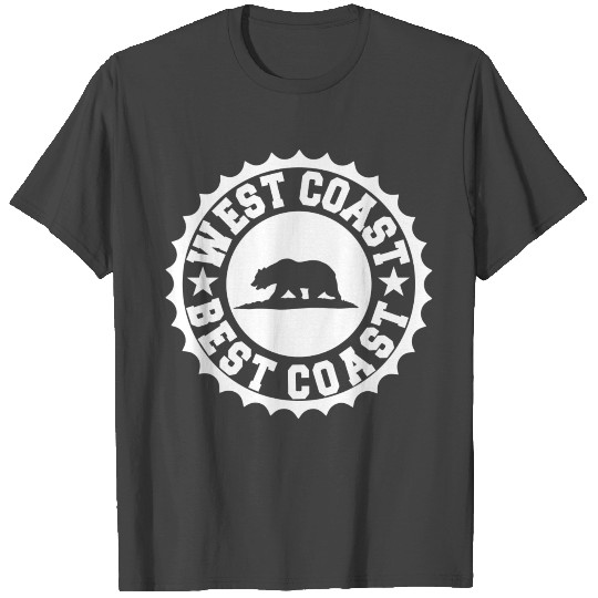 West Coast Best Coast California Bear Republic T Shirts