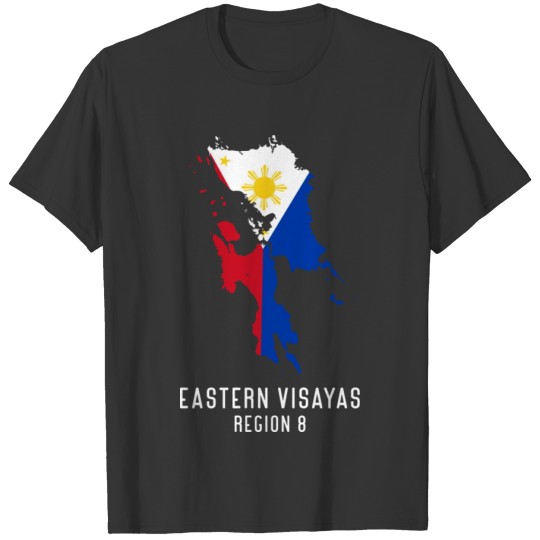 Eastern Visayas Map Design for proud Pinoys T-shirt