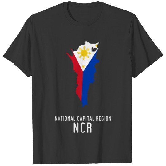 Metro Manila Map Design for proud Pinoys T-shirt