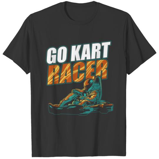 Go Kart Racing Finish Karting Go-Cart Racer DA1 T-shirt