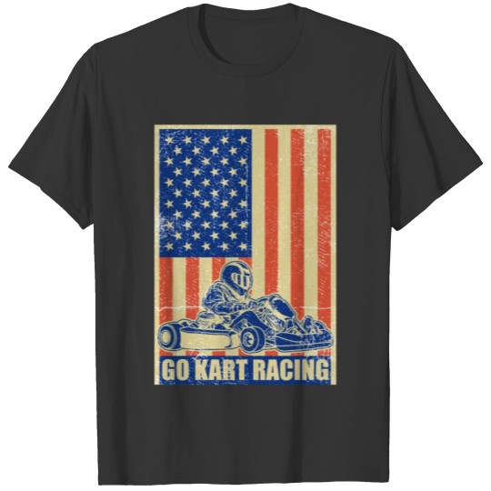 Go Kart Racing Speed Karting Go-Cart Racer product T-shirt