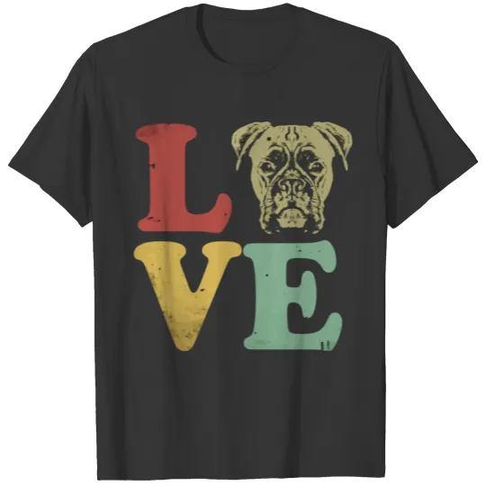 I Love My Boxer Gifts For Dog Lovers T Shirts