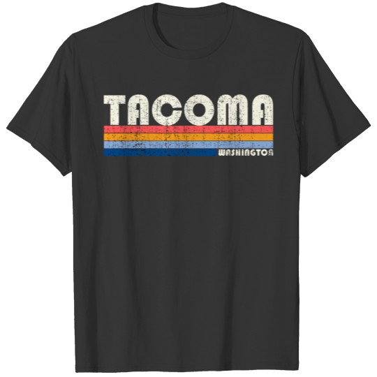 Vintage 70S 80S Style Tacoma Wa T-shirt