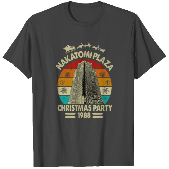 Funny Nakatomi Plaza Christmas Party 1988 Xmas T Shirts