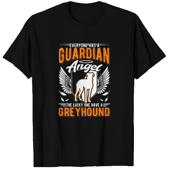 Greyhound Guardian Angel British T Shirts