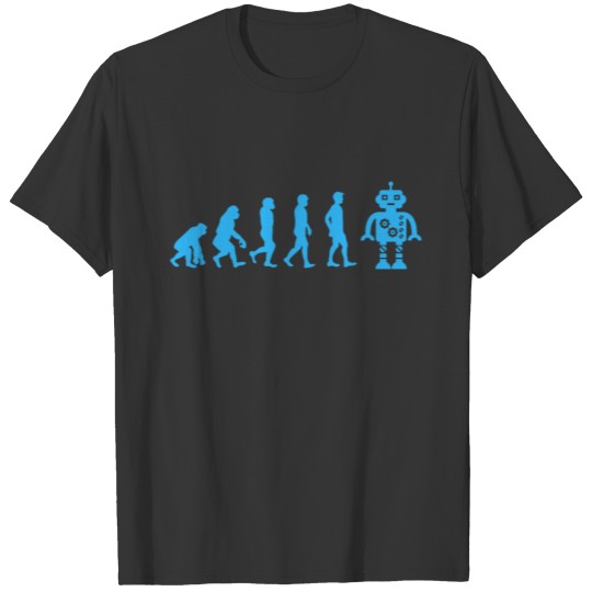 Funny Robot Evolution Girls Boys Robots T Shirts