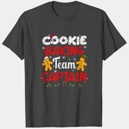 Cookie baking team captain gingerbread christmas T Shirts