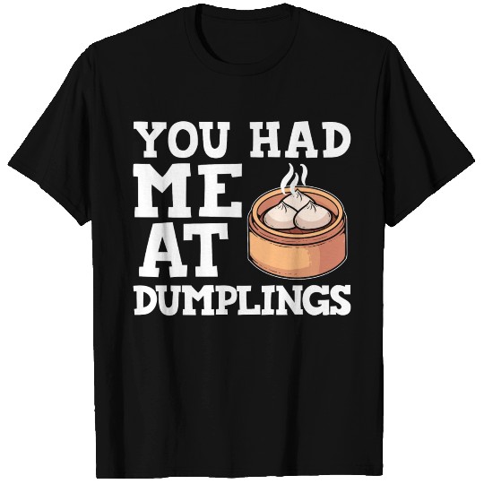 Dumpling Dim Sum Recipes Soup Vegetarian T Shirts