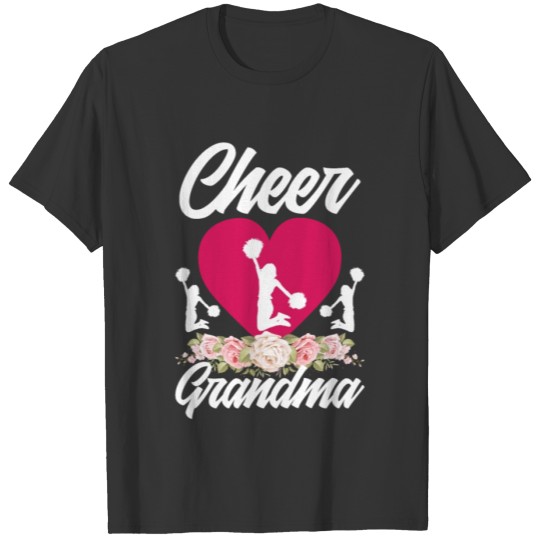 Cheer Grandma Funny Cheerleader Grandmother T-shirt