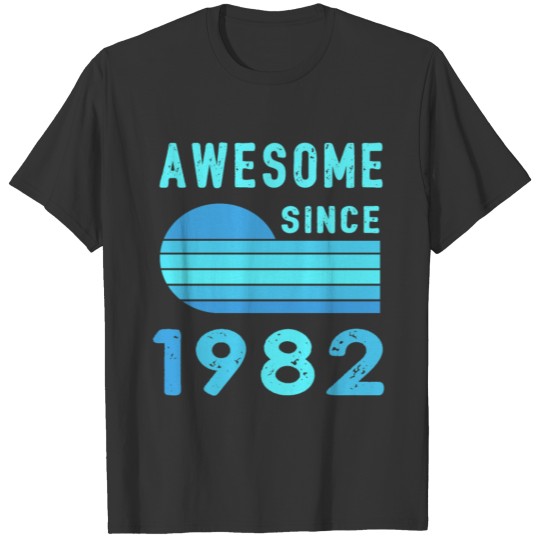 1982 Birthday Retro Vintage Gift T-shirt