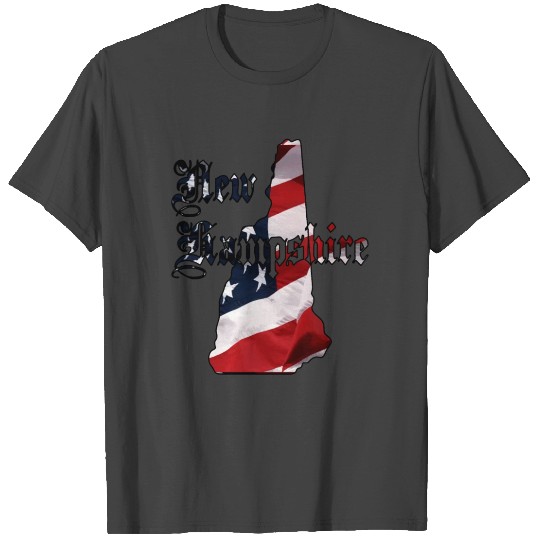USA Flag - State of New Hampshire T Shirts