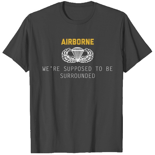 Us Army Airborne Paratrooper Vintage Veteran Soldi T Shirts