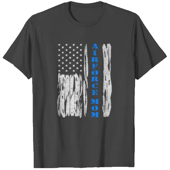 Vintage US Flag Air Force Mom Veteran T Shirts