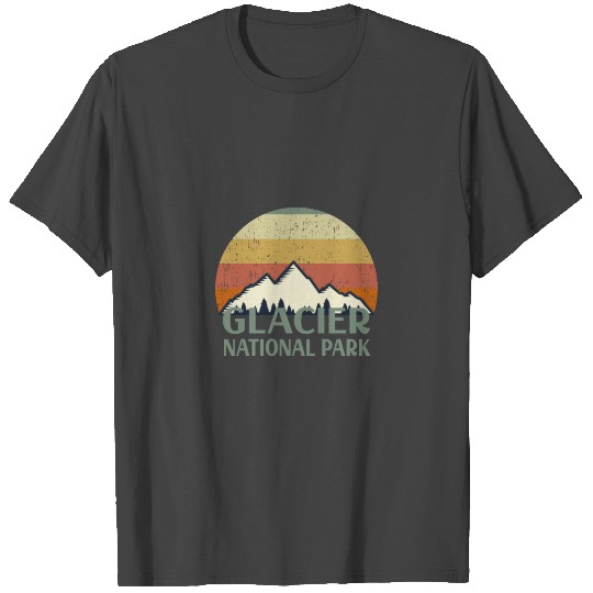 Vintage Glacier National Park T Shirts