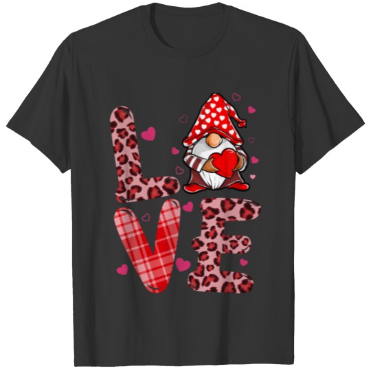Valentines Day Gnome Love Funny Boys Girls Kids T Shirts
