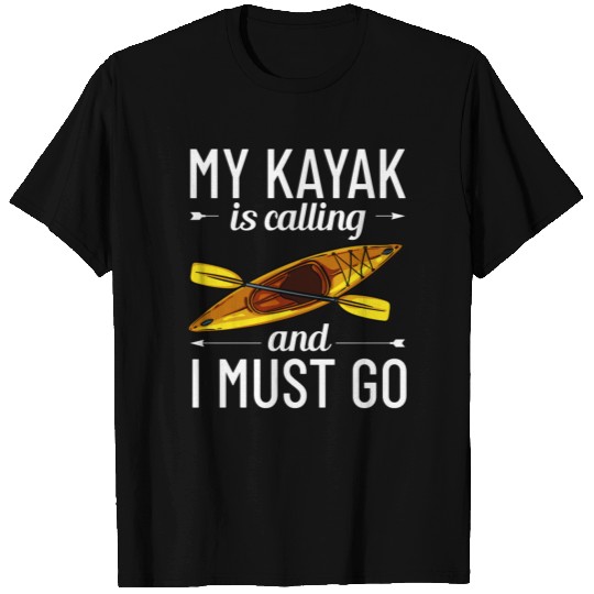 Kayak Canoe Boat Paddle Kayaking Canoeing T Shirts
