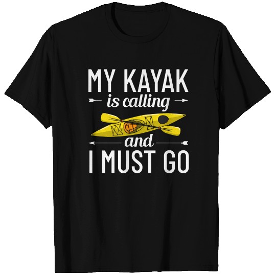 Kayak Canoe Boat Paddle Kayaking Canoeing T Shirts