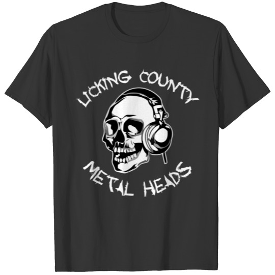 Licking County Metal Heads Double Sided Official G T Shirts