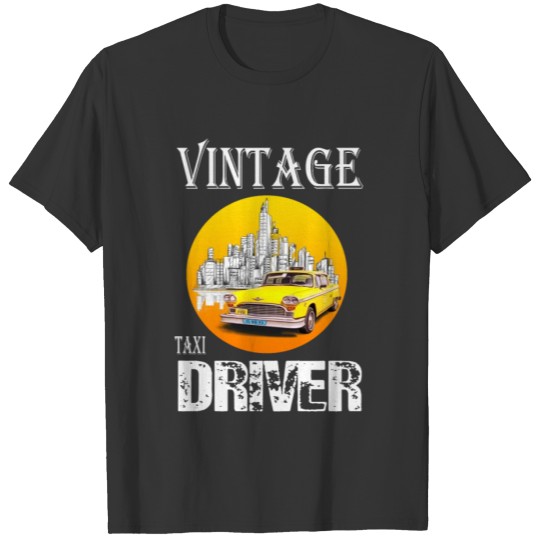 VINTAGE TAXI DRIVER T-shirt