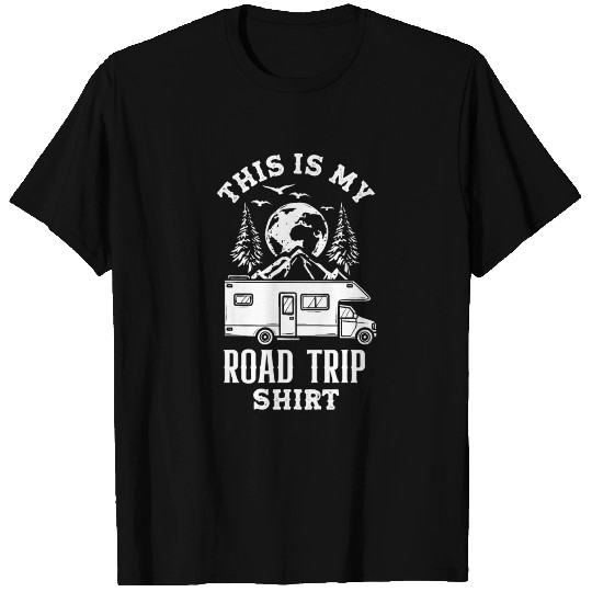 This Is My Road Trip T Shirts Camper Camping
